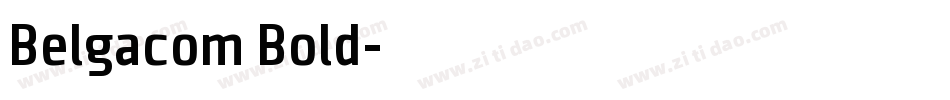 Belgacom Bold字体转换